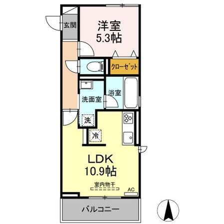 メゾン・ド・ウミライ　元町の物件間取画像